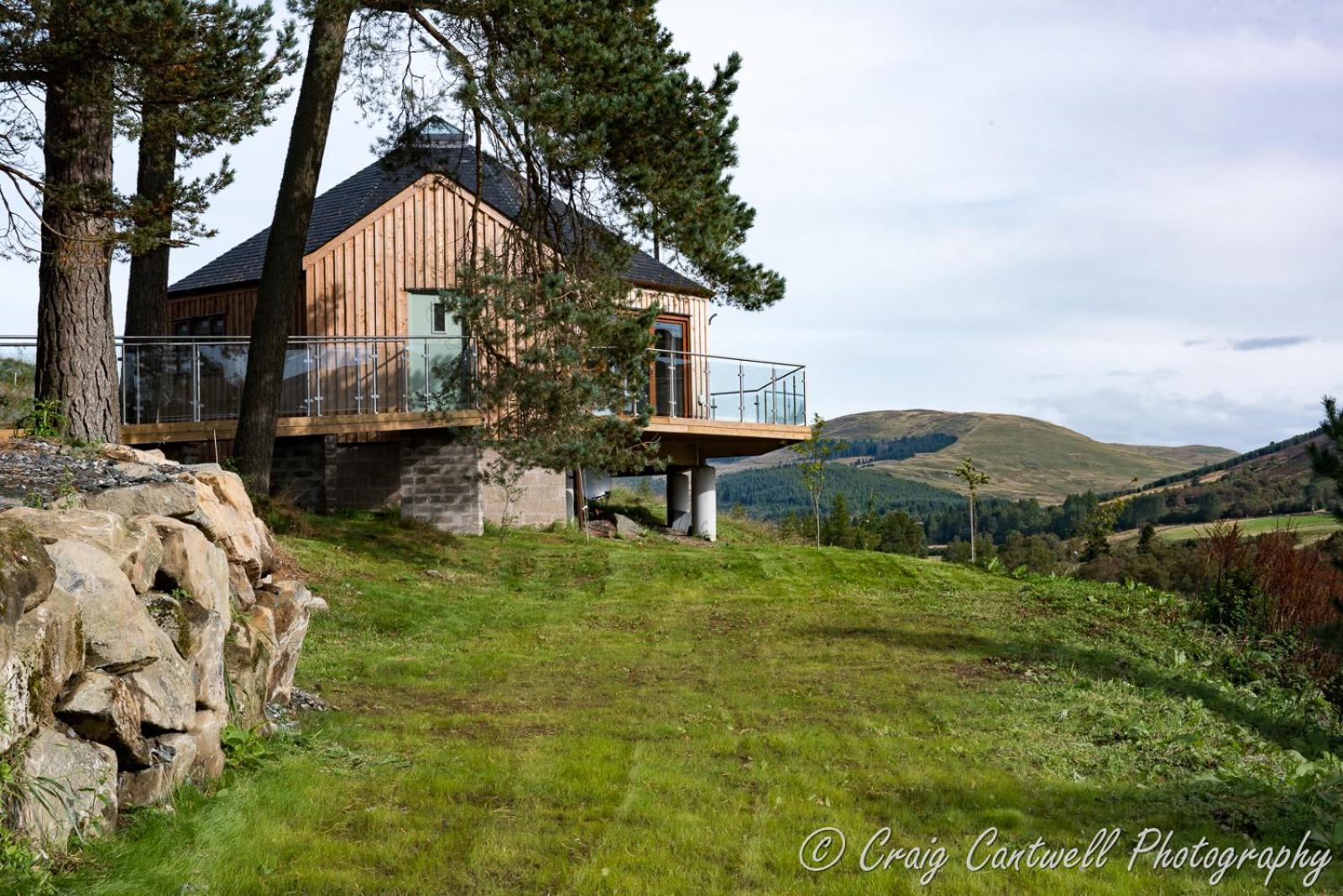 Dalnoid Cottages & Treehouses Nr Glenshee מראה חיצוני תמונה
